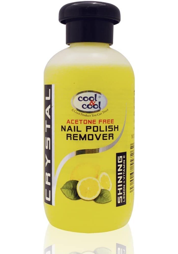 Cool & Cool Acetone Free Nail Polish Remover with Lemon and Vitamin E - 100ml - Image 1